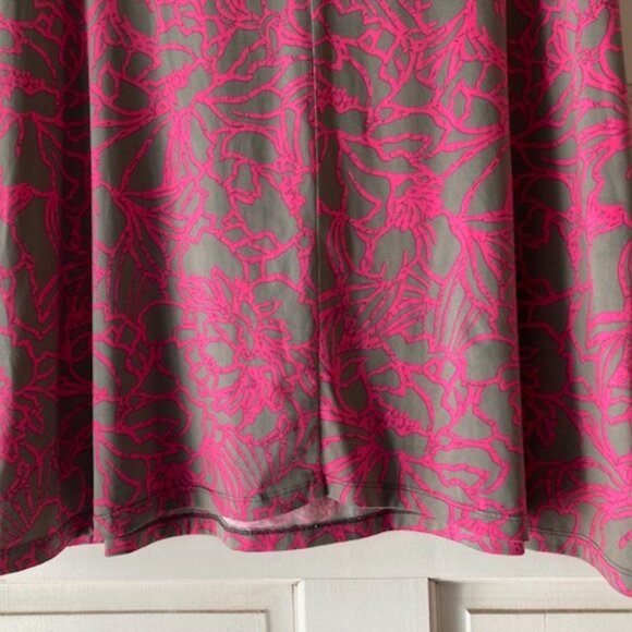 IOLANI HAWAII VINTAGE WOMENS PULLON OVER BLOUSE TOP KEYHOLE NICE PINK HAWAIIAN M - Picture 3 of 7